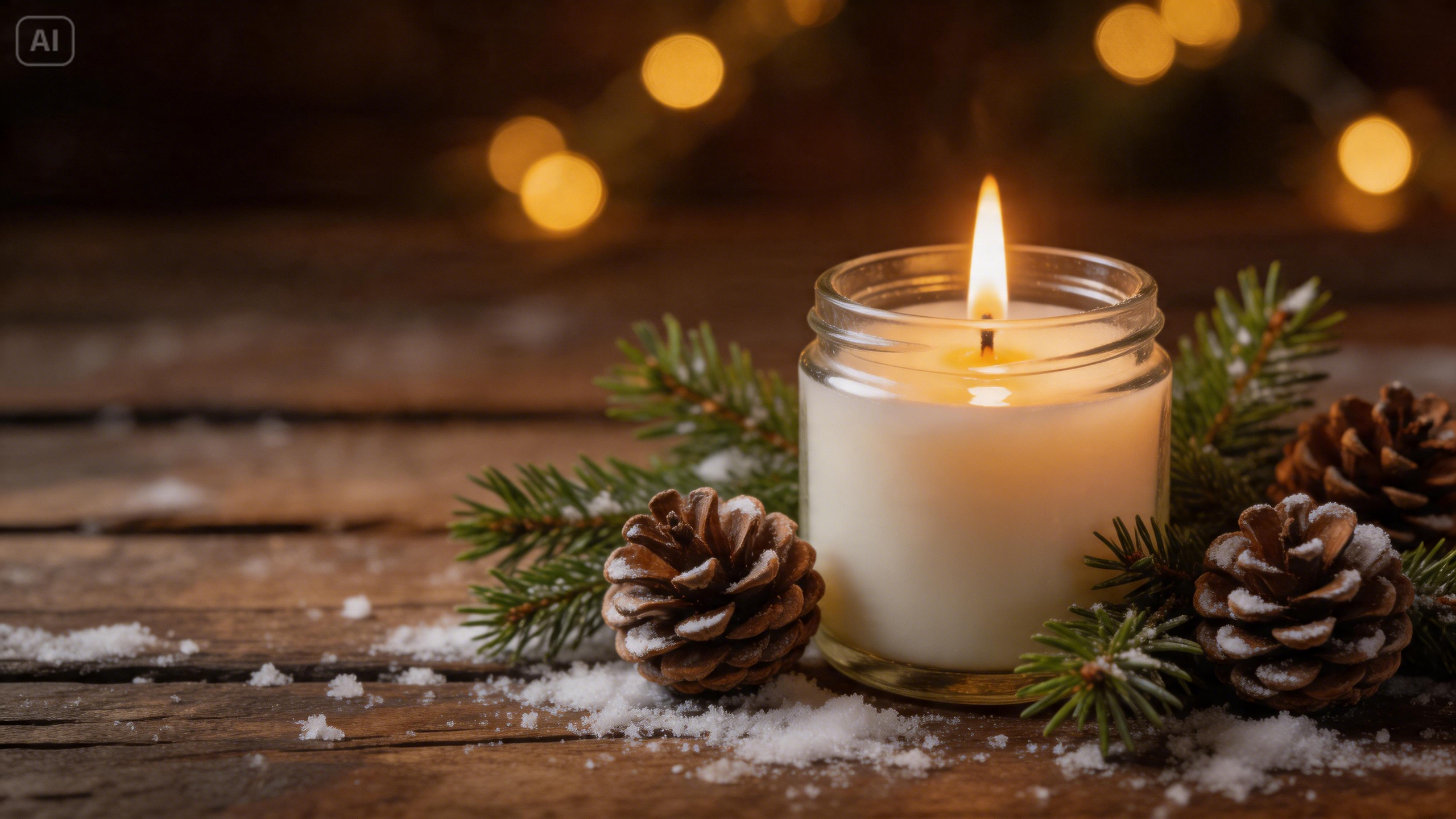 Seasonal product photography with holiday-themed styling