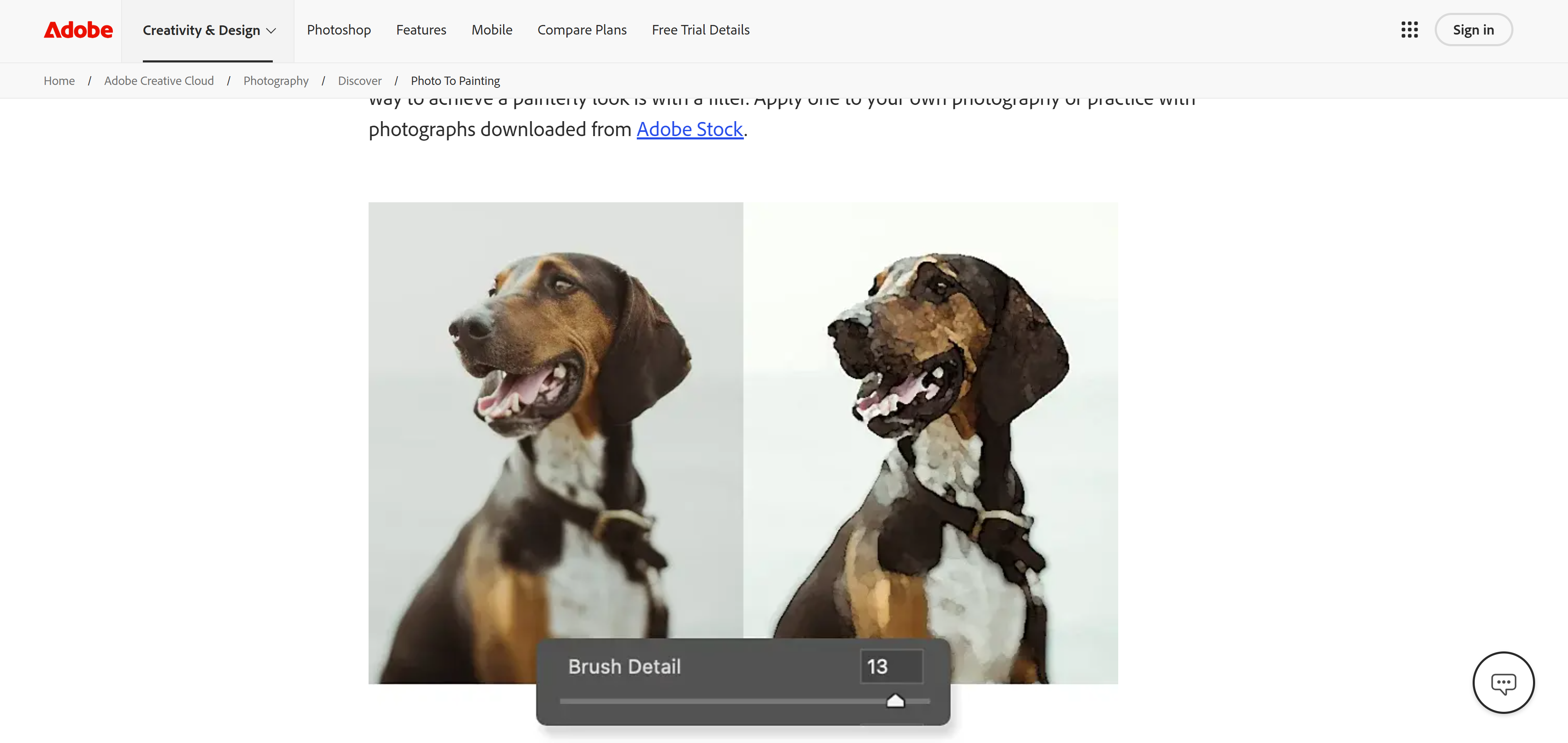 Photoshop homepage