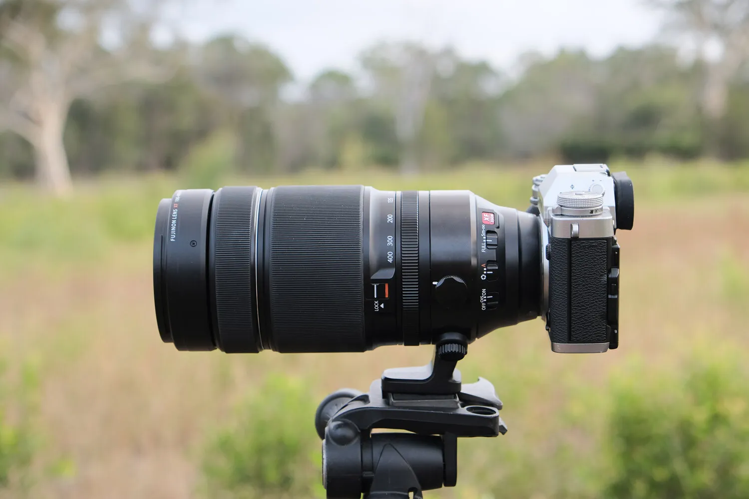 Fujinon 100-400mm telephoto zoom lens