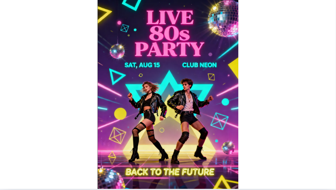 โปสเตอร์งานเพลงยุค 80