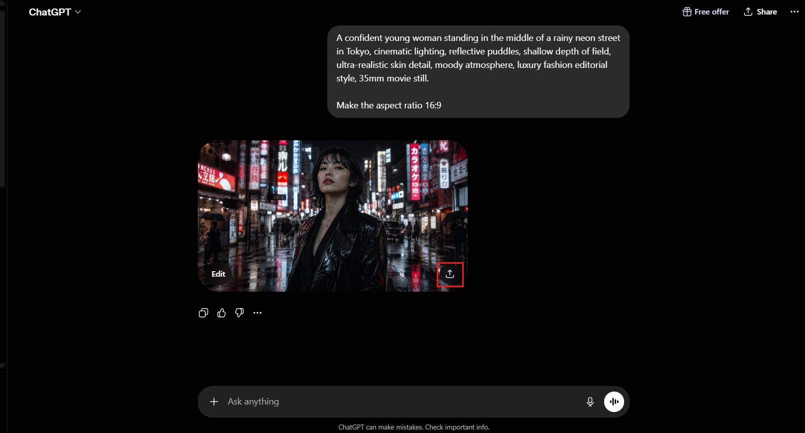 Download your final image