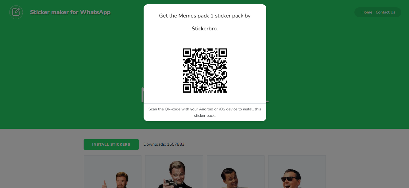 Free WhatsApp sticker memes