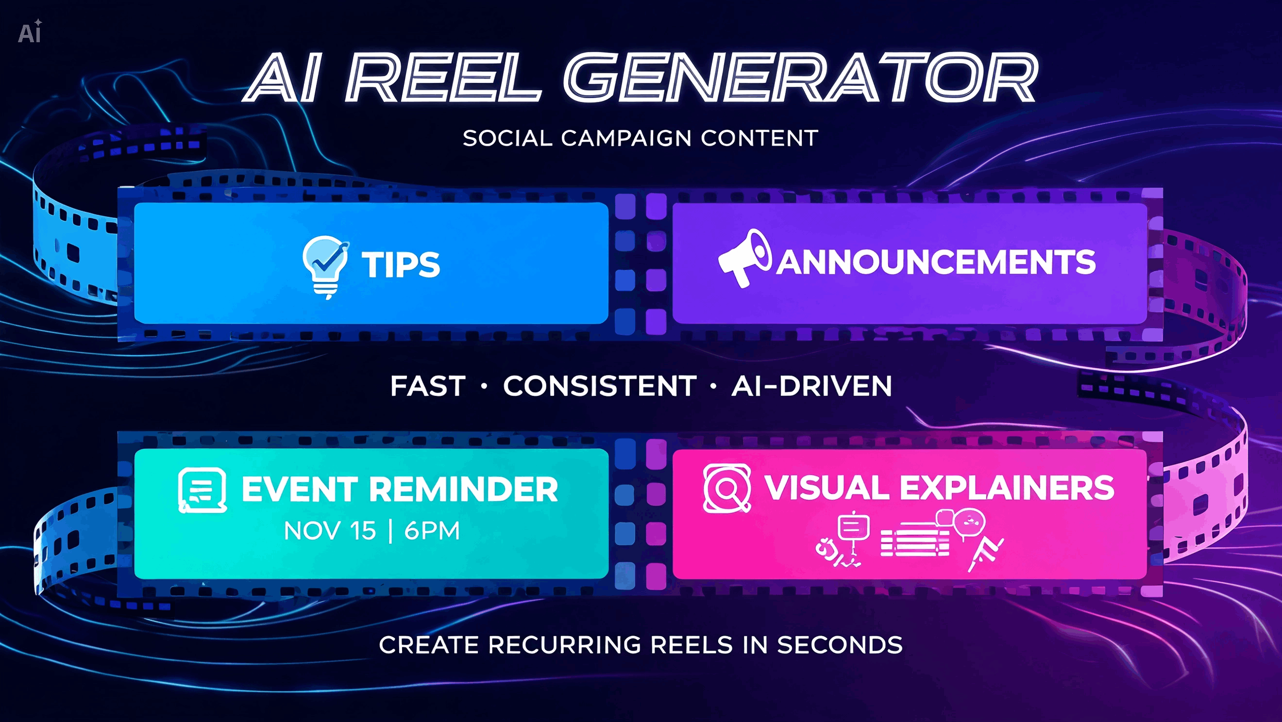 Social campaign output