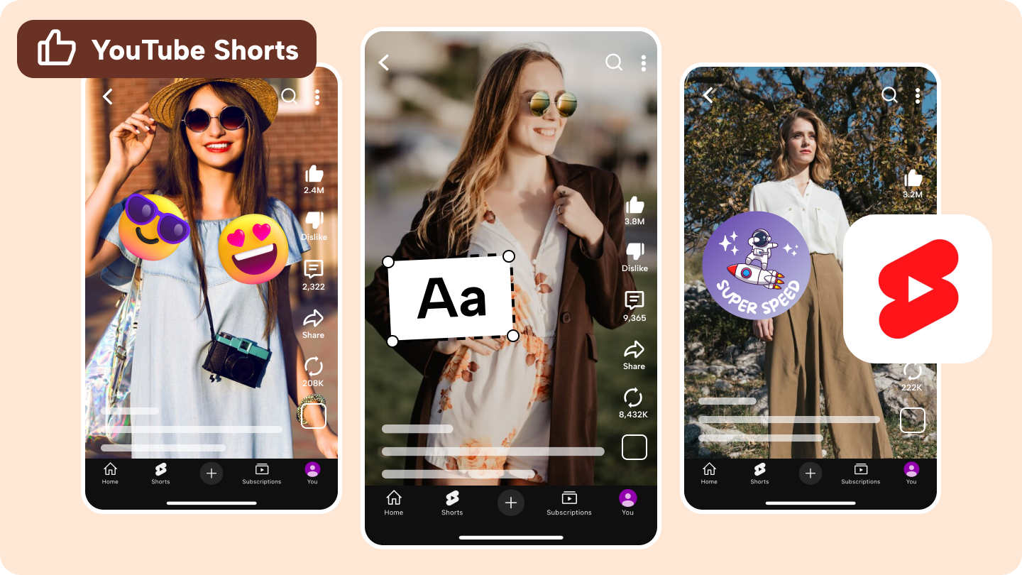 youtube shorts overlay