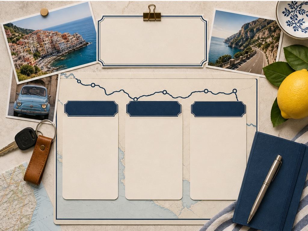 Travel Itinerary Template prompt example 4 - Italian coast road trip