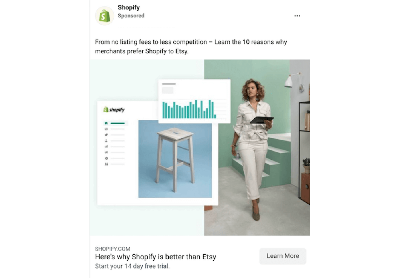 Shopify testimonial video ad