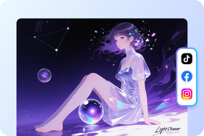 Social media visual creation