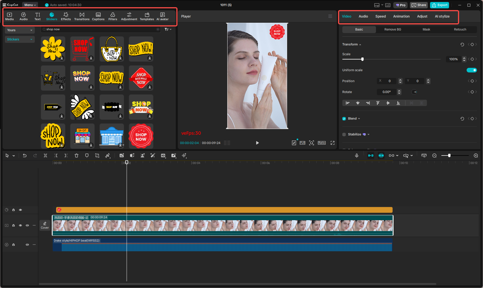 Enhance and personalize your TikTok video ad