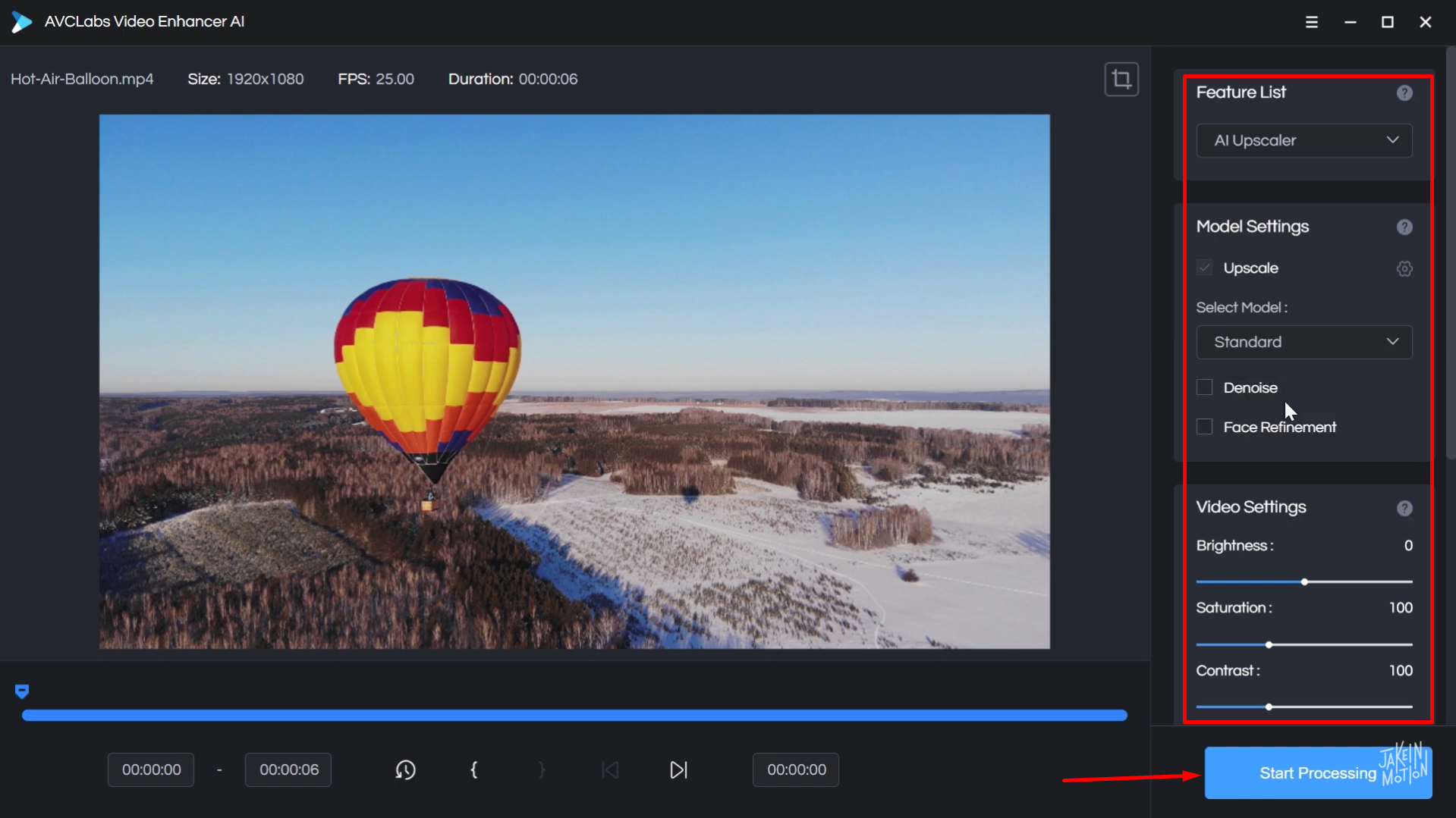 Importing video and setting preferences