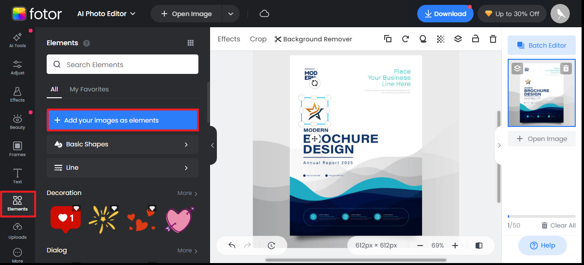 Free online add logo to image tool
