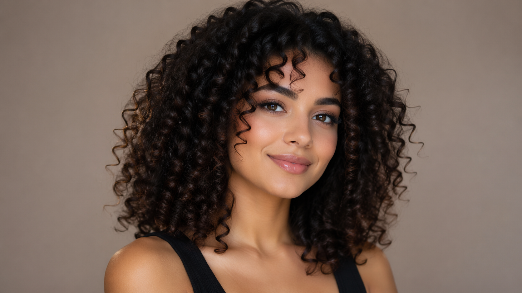Dreaminaカーリーヘアフィルタープロンプトの例3:ソーシャルレディカーリーヘアフィルターの編集