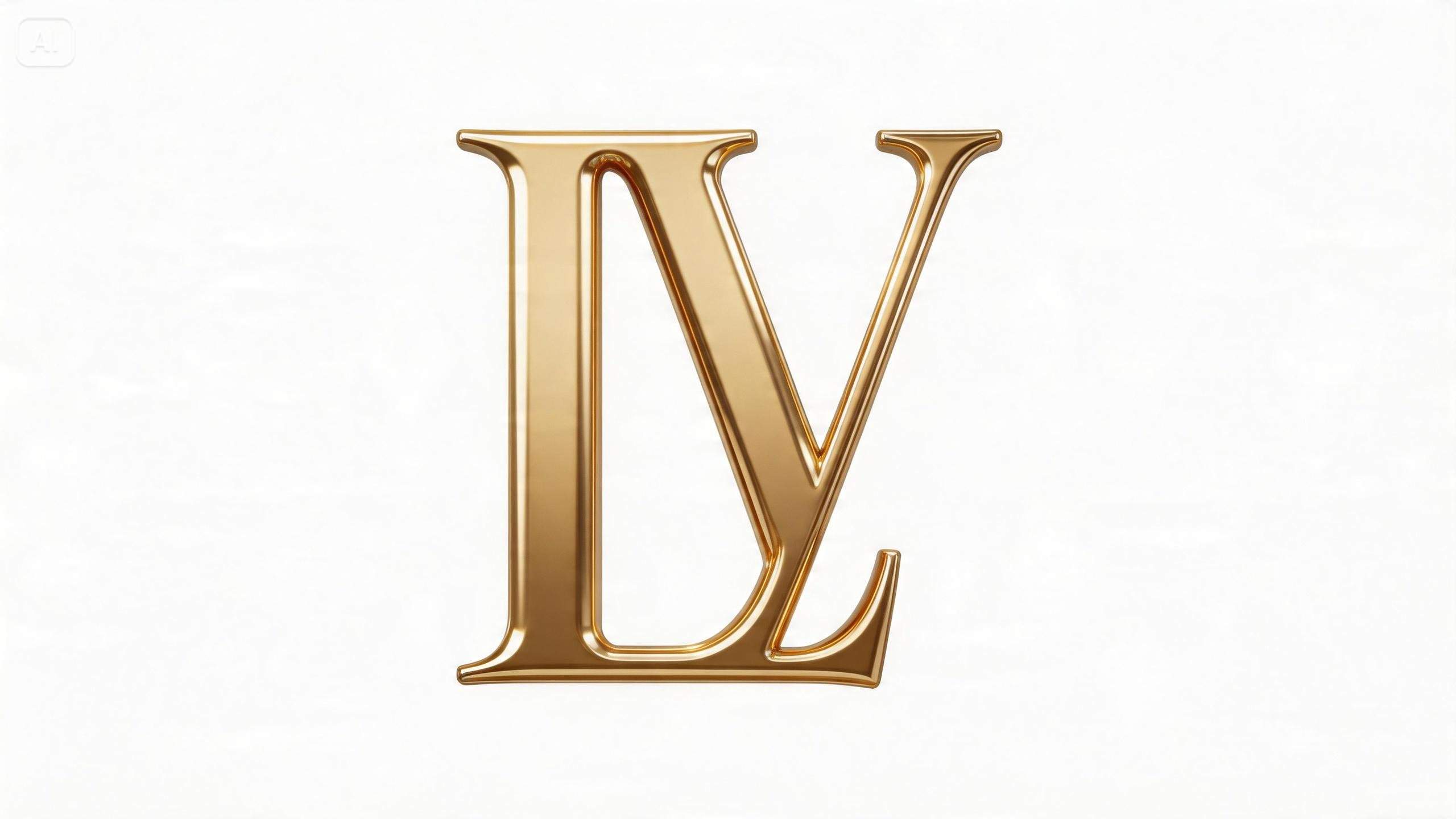 Prompt 3: Luxury transparent logo