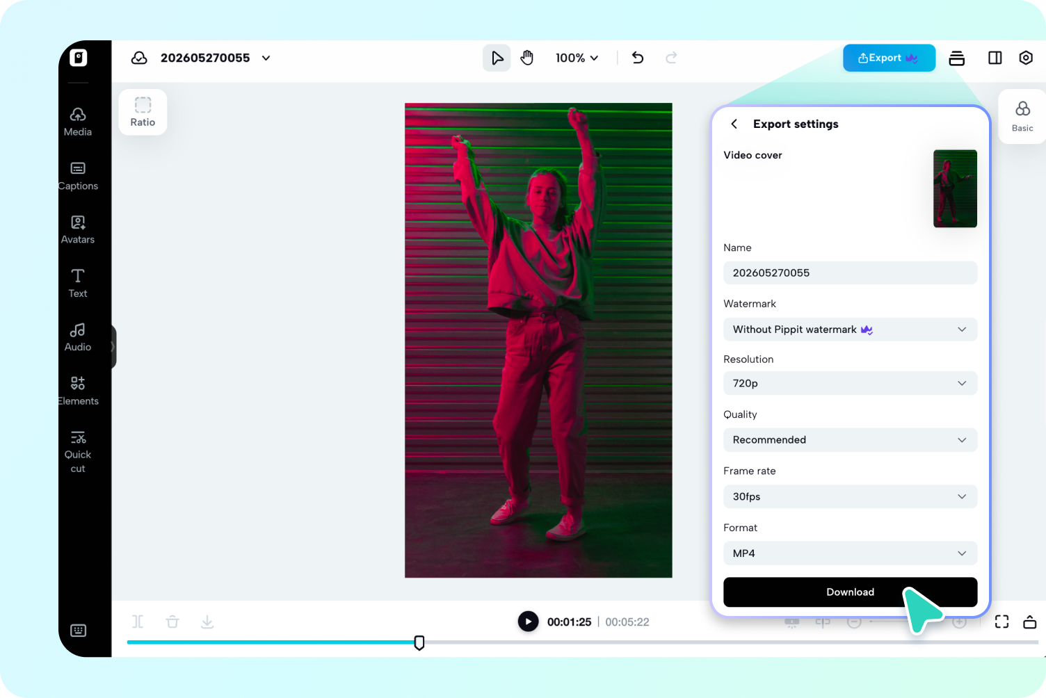 Step 3: Preview and export your video