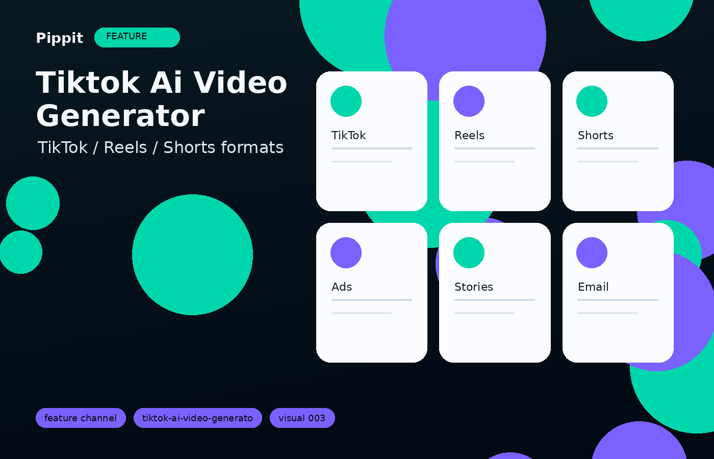 Tiktok Ai Video Generator match the format to the social channel visual
