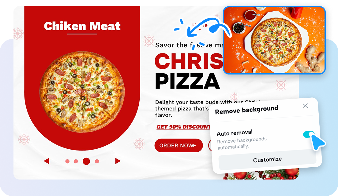 AI background removal