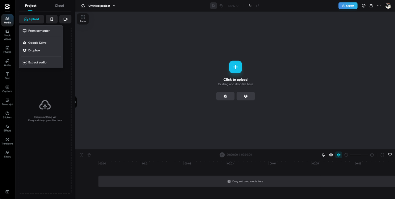 Upload media