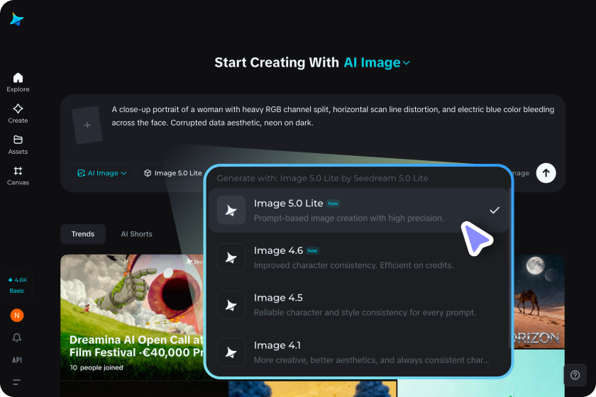Adjust settings and generate