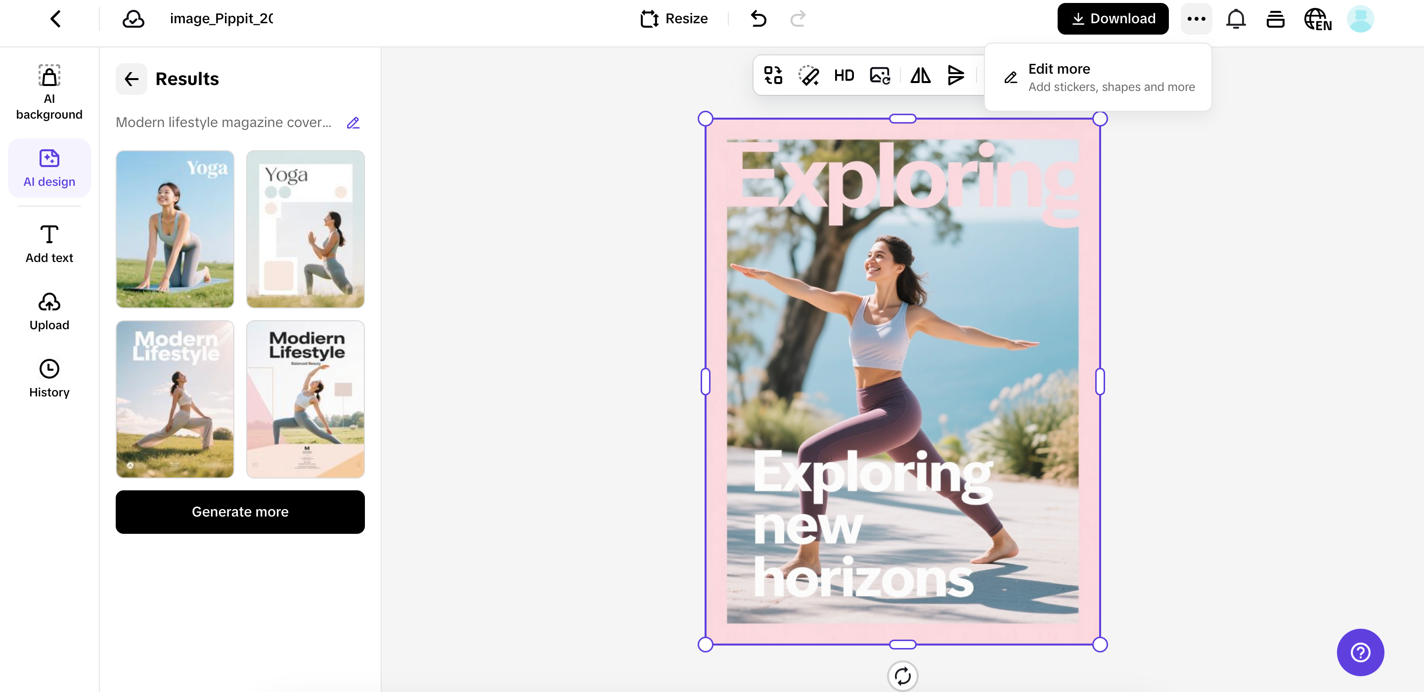 Customize the elements
