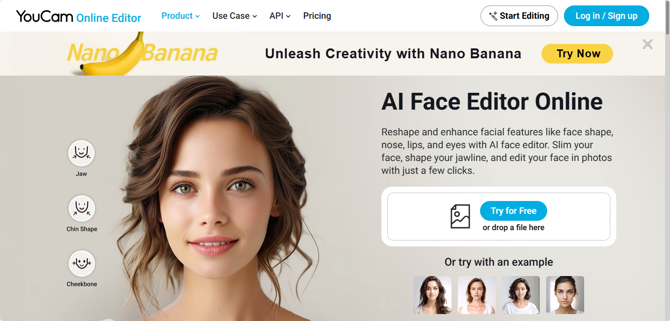 Photo editing software: YouCam