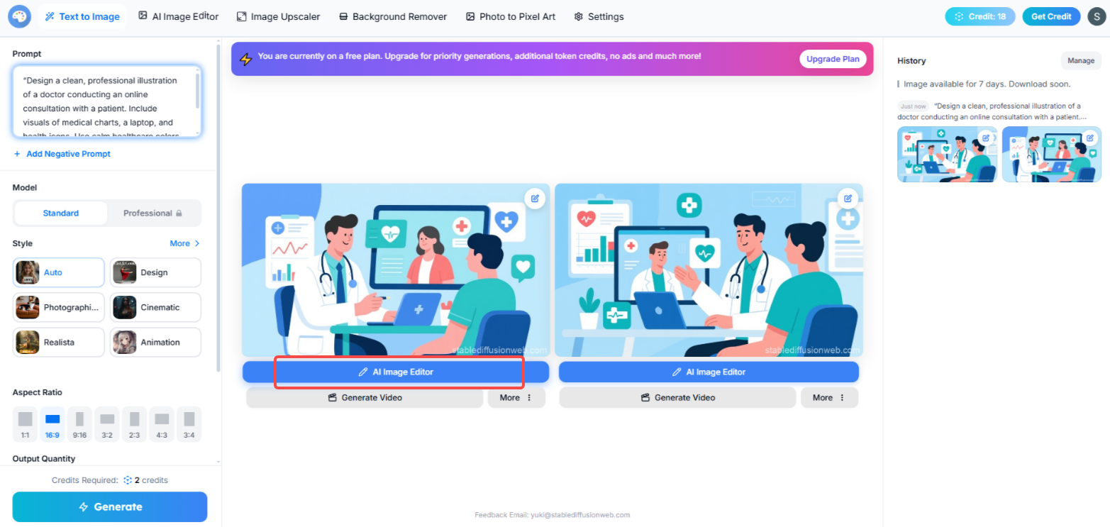 Use AI image editing tools