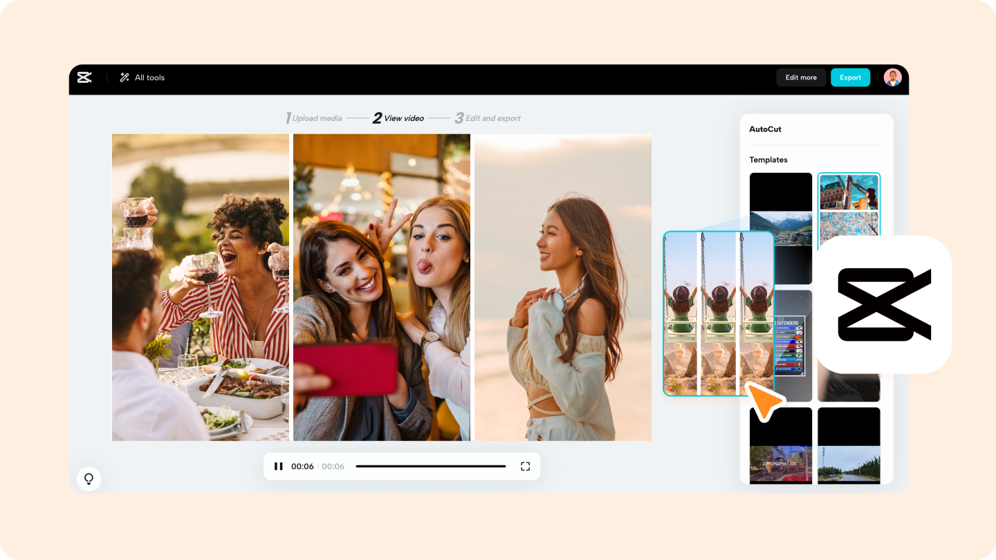 AI video editor free