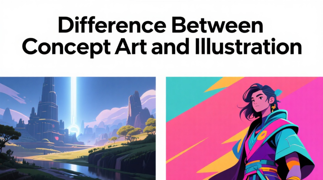 Concept art Vs illustration
