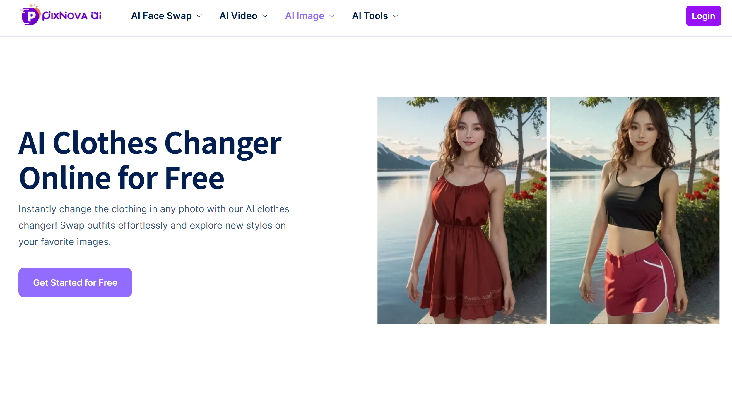 PixNova AI clothes changer