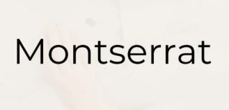 Шрифт Монтсеррат