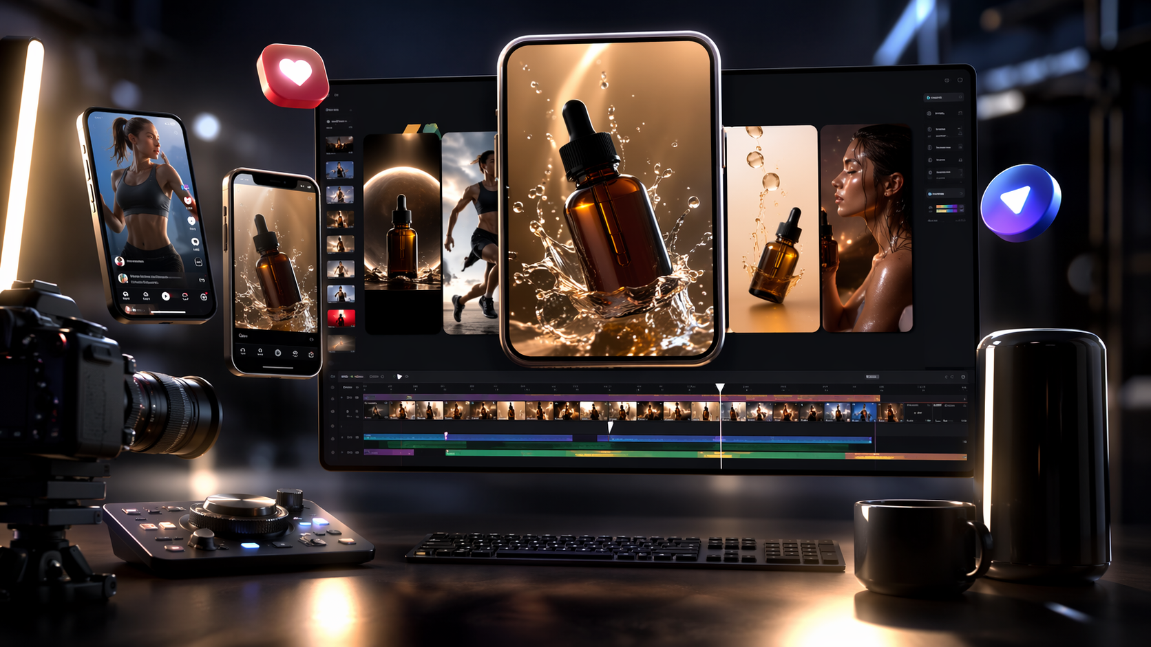 ai video ad generator hero preview made with Dreamina