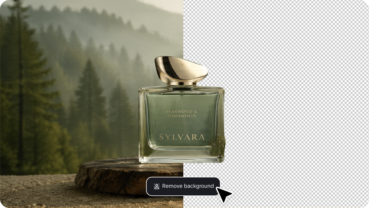 Smart background removal and isolation