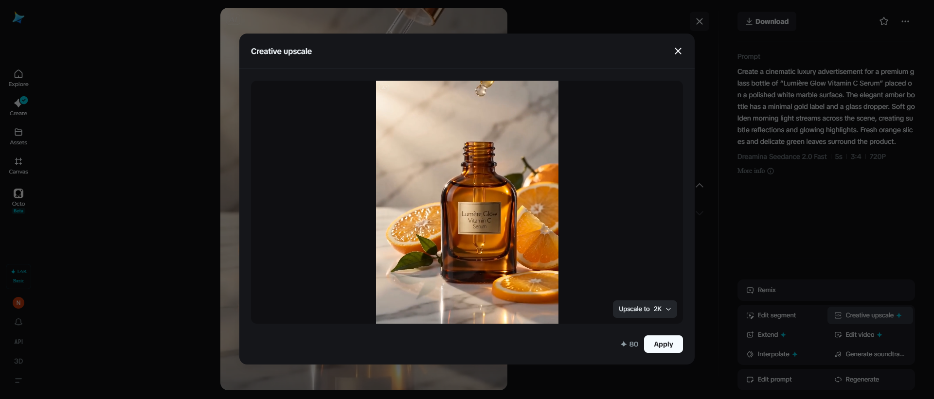 Upscale