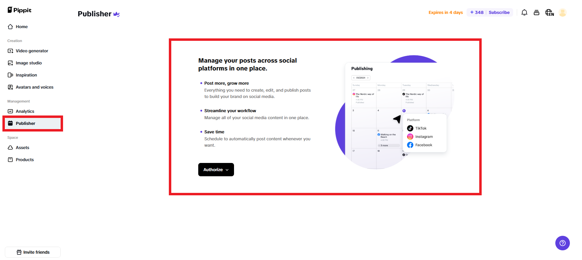 Connect your social account