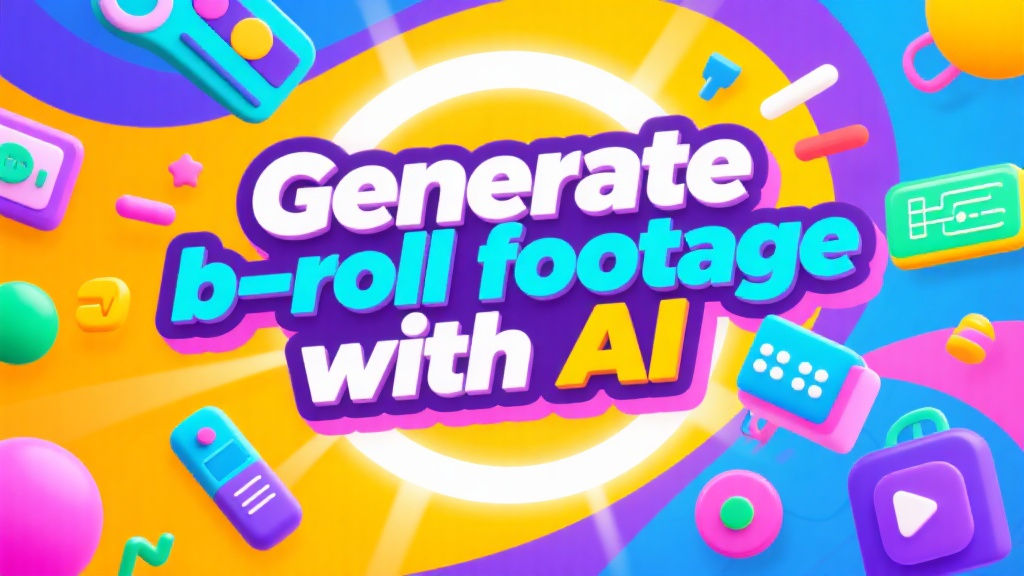 Gerar filmagens B-roll com IA