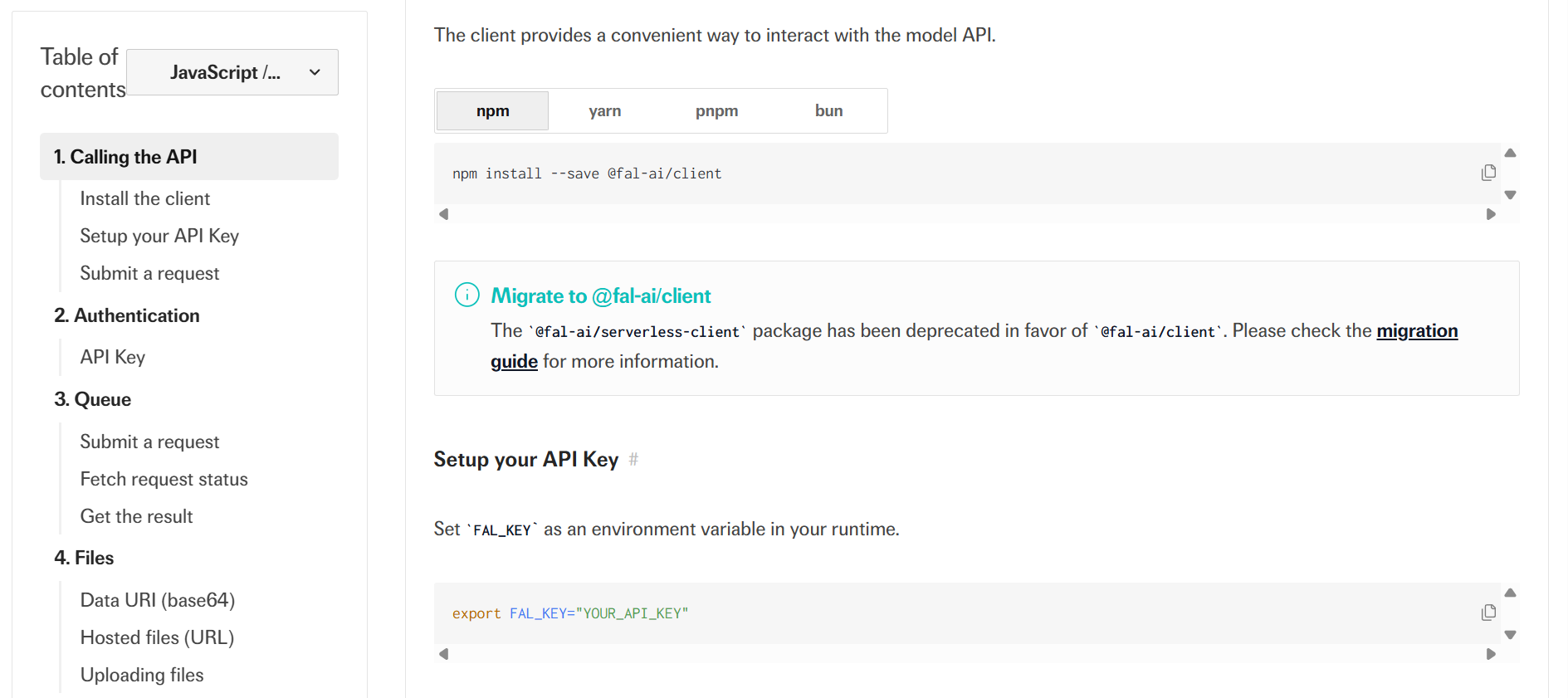 Sign up and get your API key