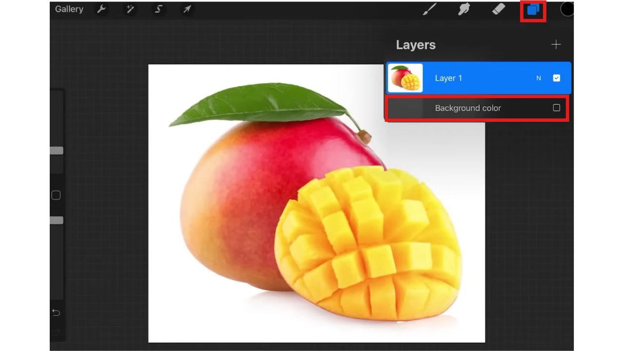 Adjust layer settings