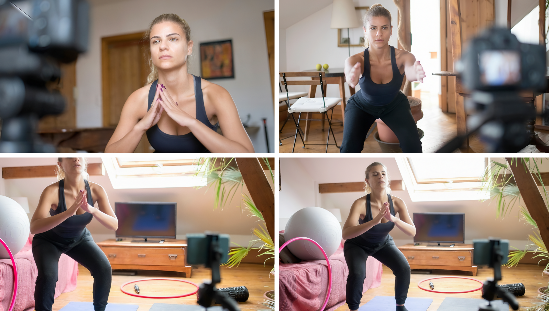 Spor ve fitness multicam videoları