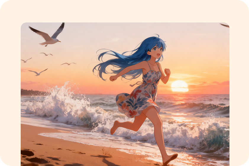 Design vivid AI Hoshino wallpapers