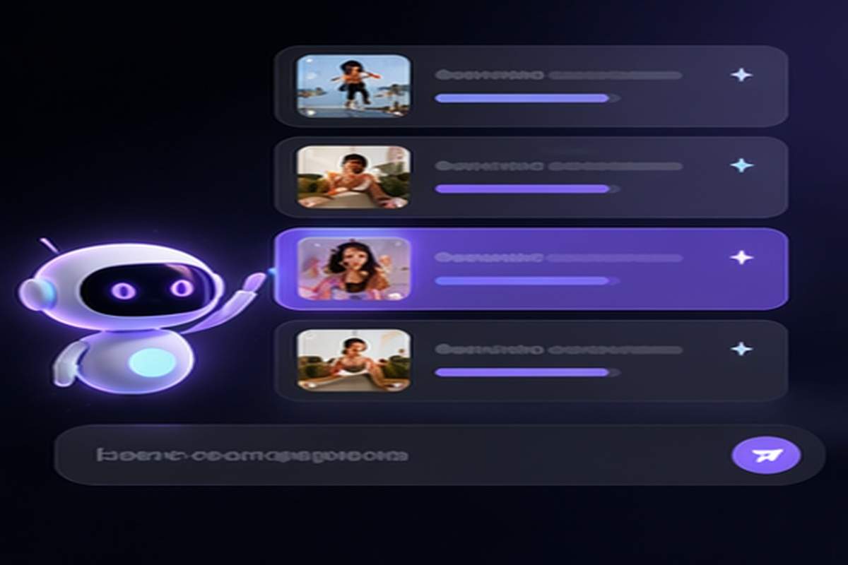 AI Video Editing For Social Media prompt input topic-relevant visual