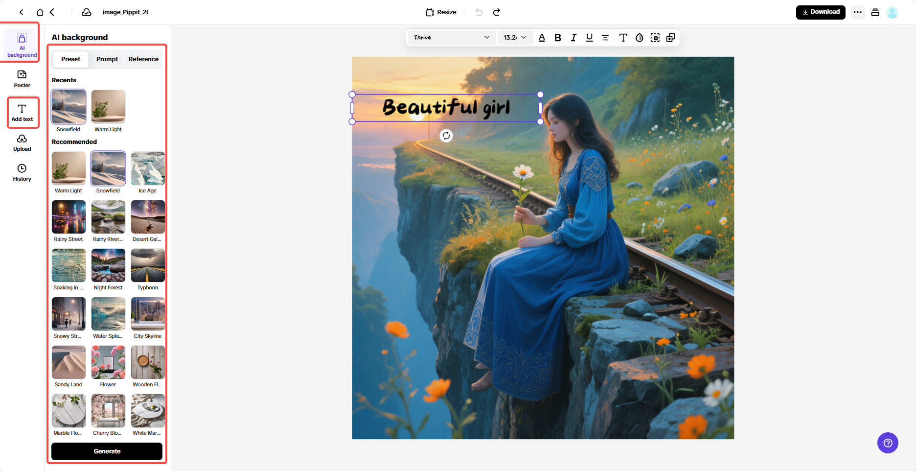 Mga AI editing tools