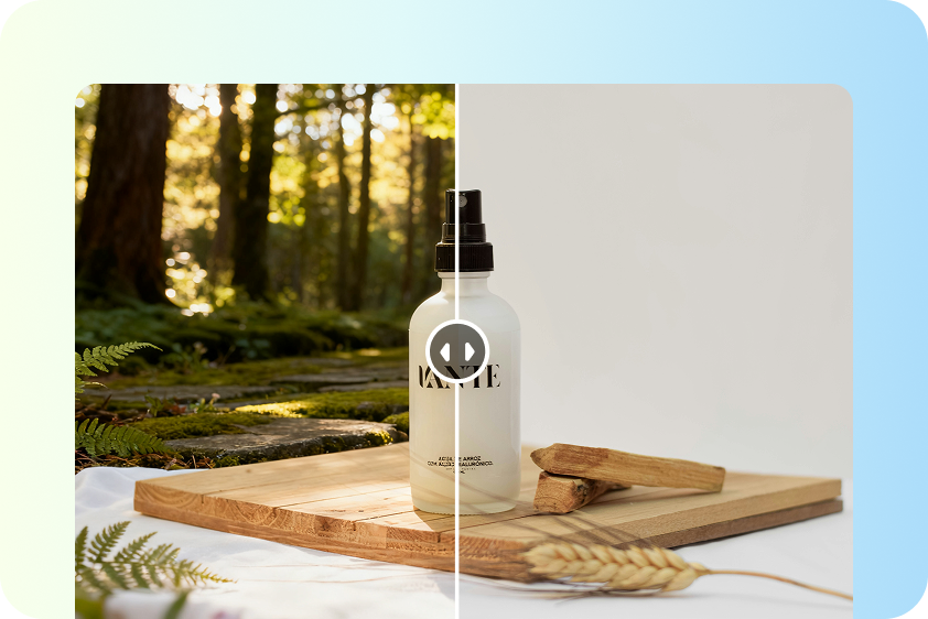 Clear product display images