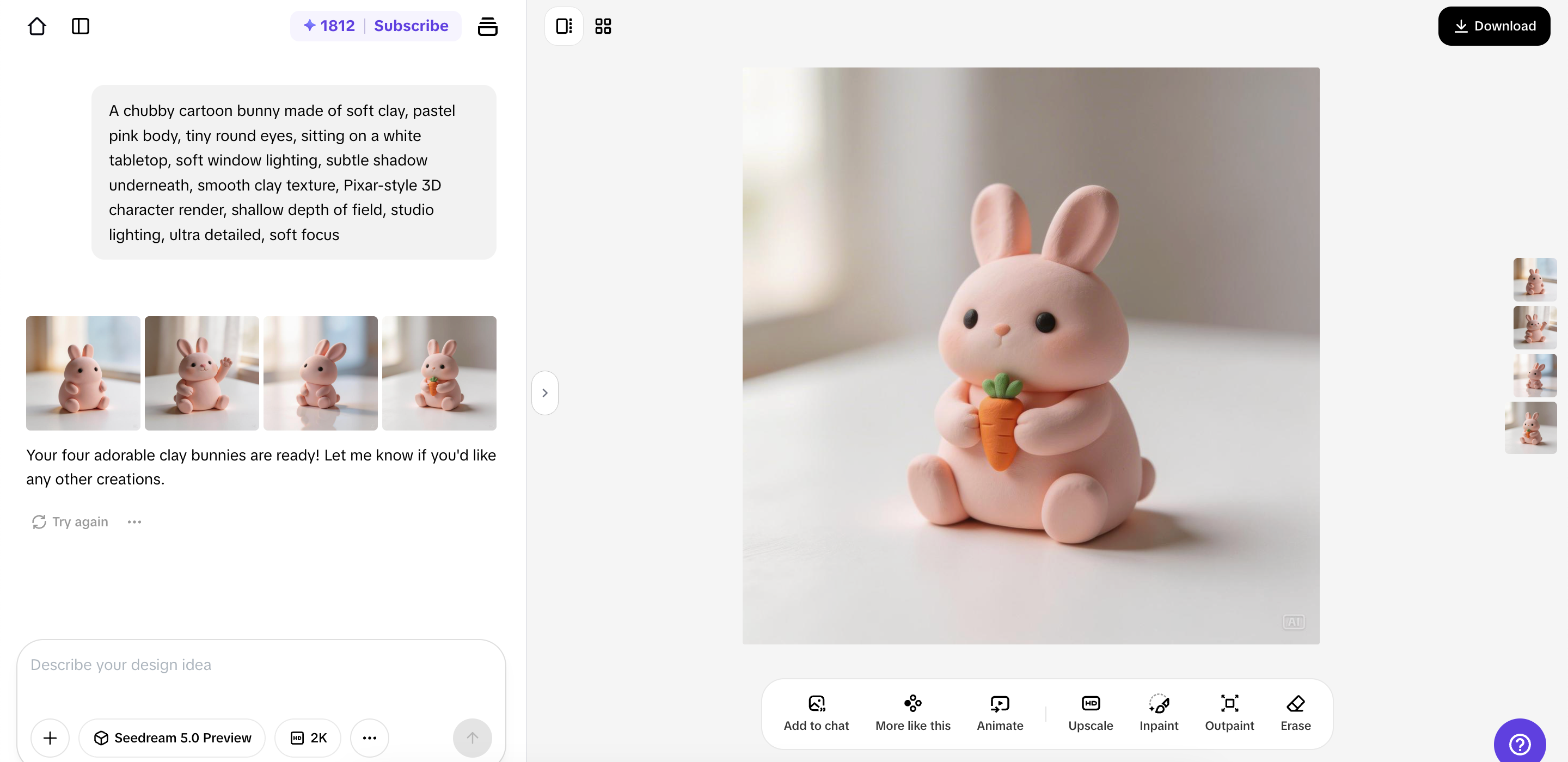 Download your design