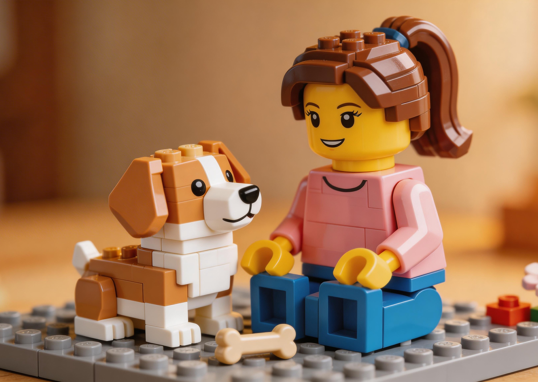 ai lego image background image