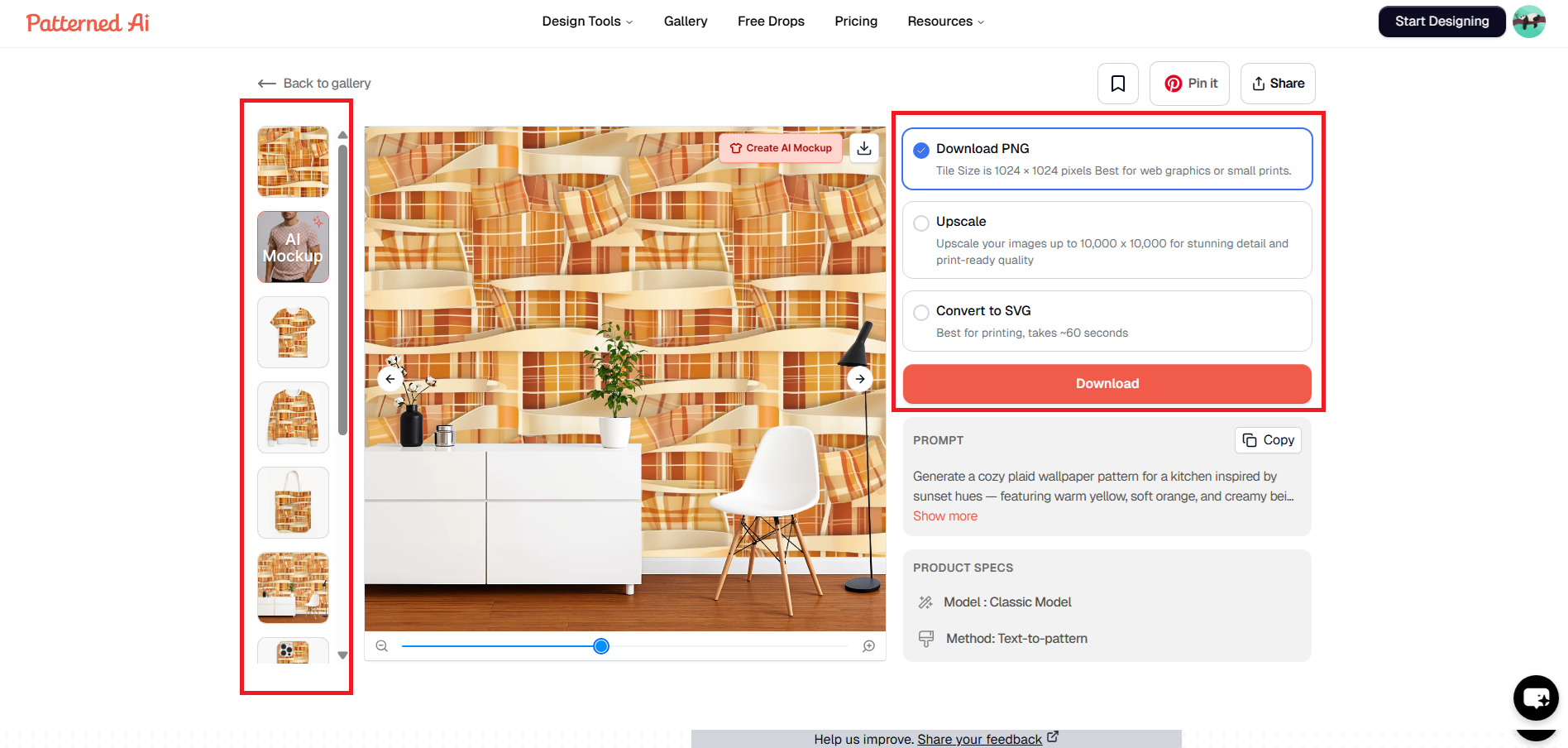 Preview and download your favorite design