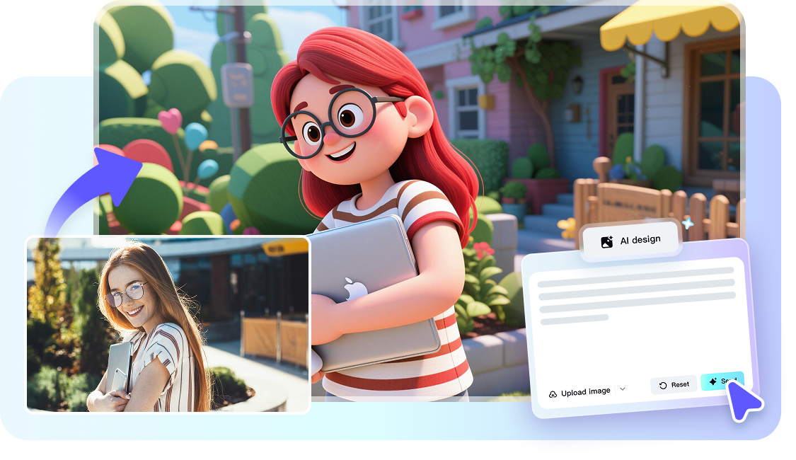 One-click AI portrait generator
