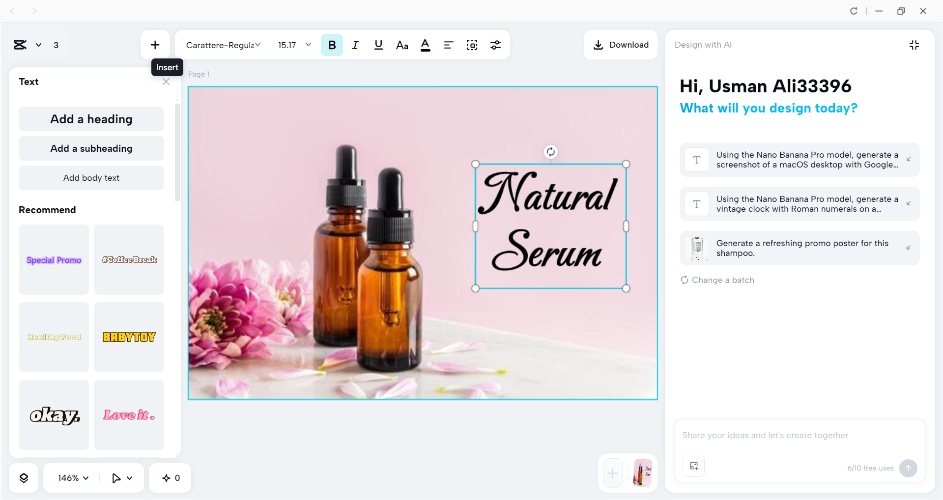 Interface of the CapCut desktop video editor - a professional tool to add text to images