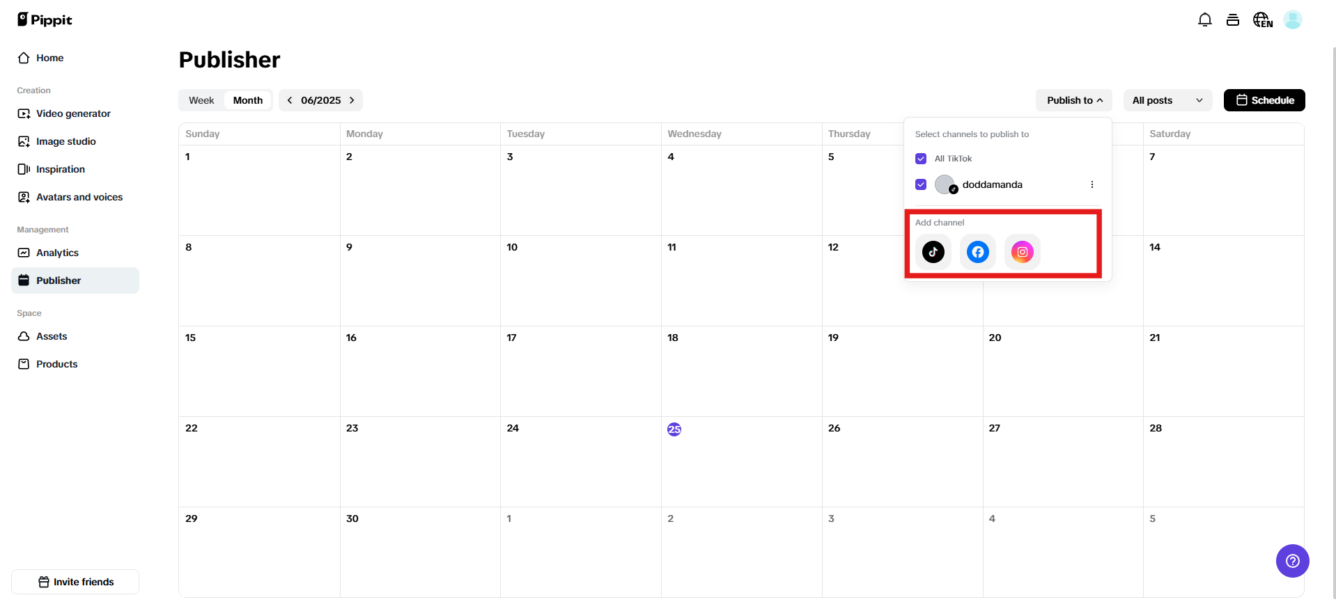 Multi-platform publishing