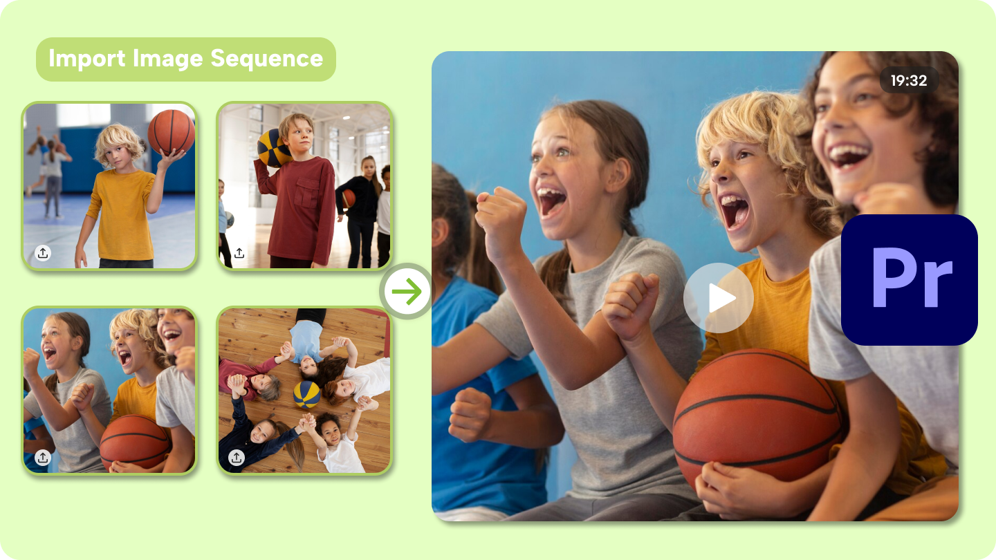 import image sequence premiere