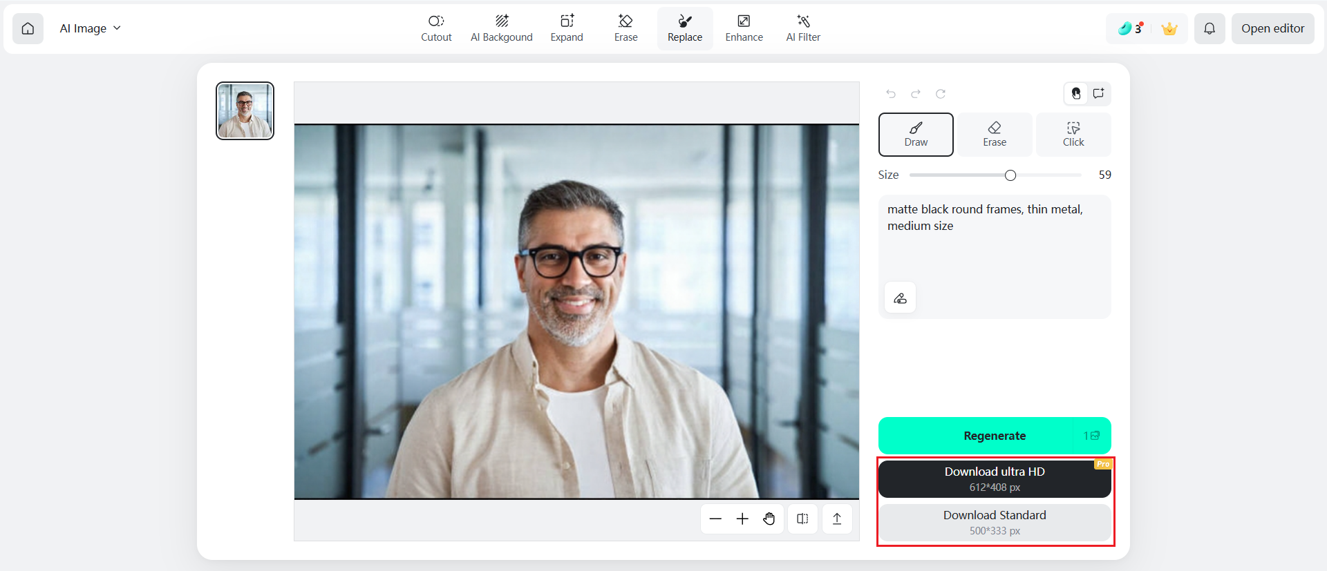Tweak, compare, save