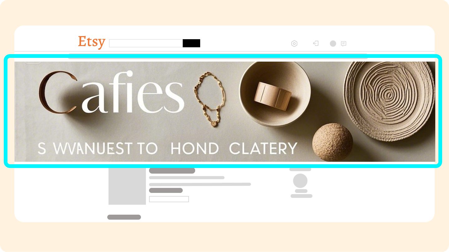 create Etsy banner