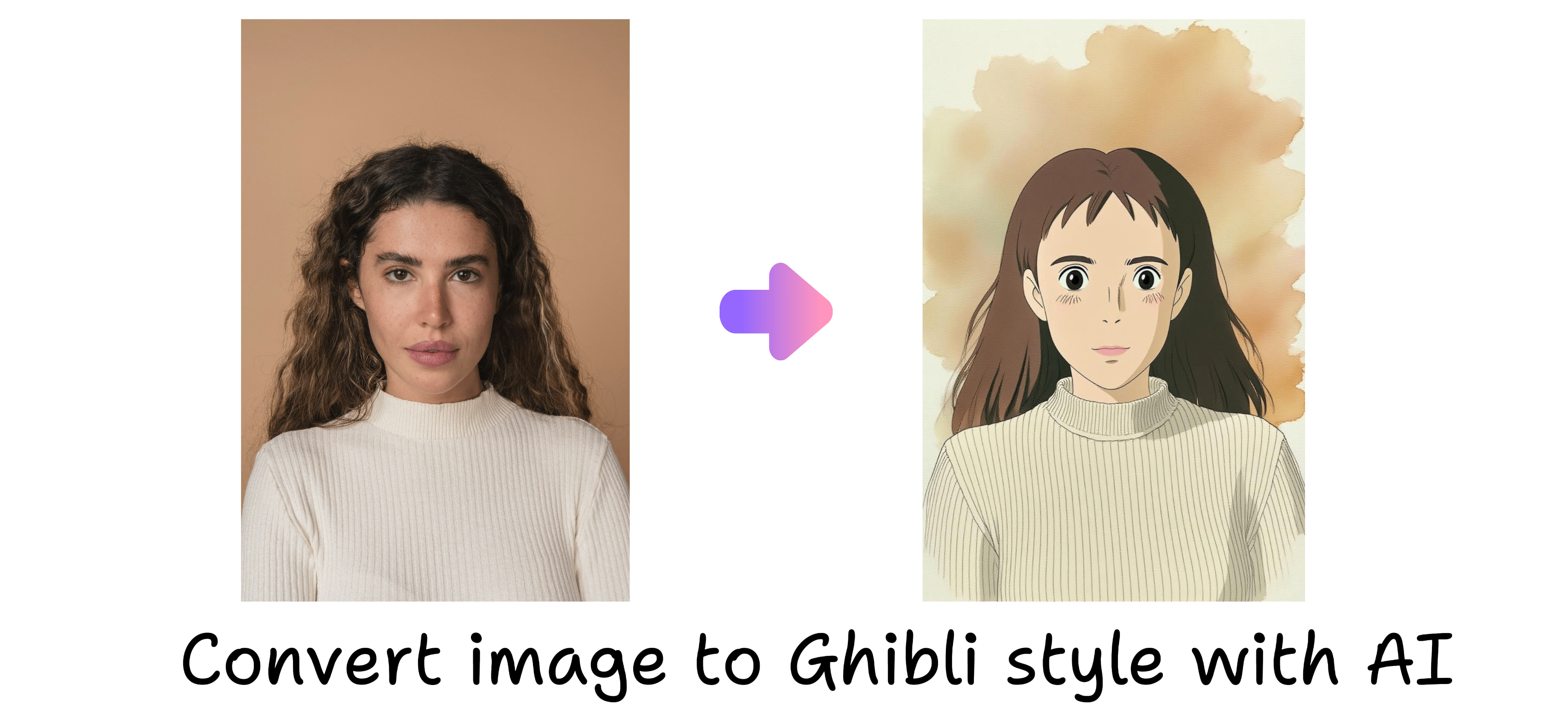 Convertir les images en style Ghibli